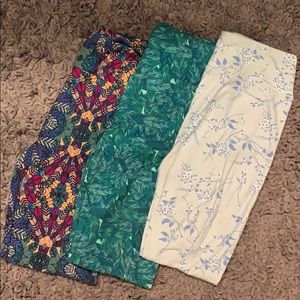 THREE (3) PAIRS LULAROE LEGGINGS